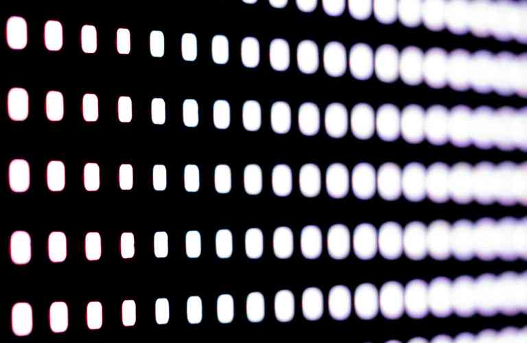 technology grid black white
